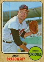 1968 Topps #242 Moe Drabowsky Baseball Card