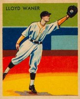 1934 Diamond Stars  #16 Lloyd Waner Baseball Card