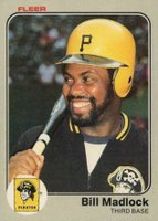 1983 Fleer #309 Bill Madlock Baseball Card