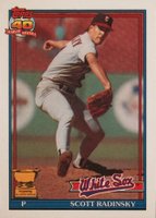1991 Topps #299 Scott Radinsky Baseball Card