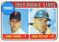 1969 Topps #99L Twins Rookies Black Loop Baseball Card