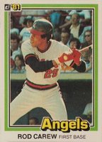 1981 Donruss #49 Rod Carew Baseball Card