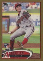 2012 Topps Update #US213 Trevor Bauer Gold Baseball Card