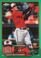 2023 Topps Chrome Update #USC1 Adley Rutschman Green Refractor Baseball Card