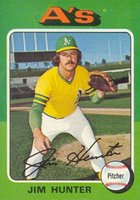 1975 Topps #230 Jim Hunter Baseball Card