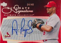 2003 Ultimate Collection Ultimate Signatures #US-AP Albert Pujols Baseball Card