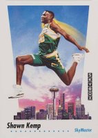 1991 Skybox #584 Shawn Kemp Basketball Card