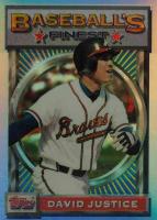 1993 Finest #1 David Justice Baseball Card
