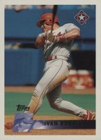 1996 Topps #140 Ivan Rodriguez Baseball Card