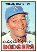1967 Topps #160 Willie Davis Baseball Card