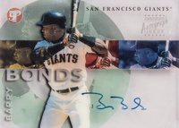 2002 Topps Pristine Certified Autograph #PE-BB Barry Bonds Baseball Card