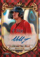 2022 Bowman's Best Prospective Royalty Autographs #PRMMR Marcelo Mayer Lava Refractor Baseball Card