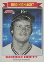 1991 Score #769 George Brett Baseball Card
