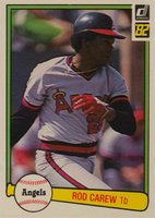 1982 Donruss #216 Rod Carew Baseball Card