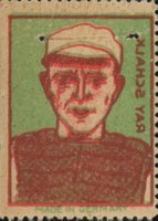 1923 German Baseball Transfers # Ray Schalk Baseball Card