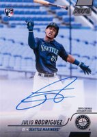 2022 Topps Stadium Club Base Autographs #SCBAJRO Julio Rodriguez Baseball Card