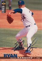 1995 Collector's Choice #46 Nolan Ryan Silver Signature Baseball Card