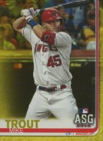 2019 Topps Update  #US146 Mike Trout Yellow Baseball Card