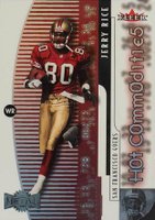 2000 Metal Hot Commodities #2 Jerry Rice Football Card