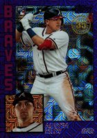 2019 Topps Silver Pack 1984 Chrome Promo  #7 Austin Riley Purple Refractor Baseball Card