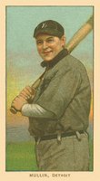 1909 White Borders Ghosts, Miscuts, Proofs, Blank Backs & Oddities #349 George Mullin Batting Baseball Card