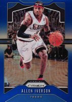 2019 Panini Prizm #6 Allen Iverson Blue Prizm Basketball Card