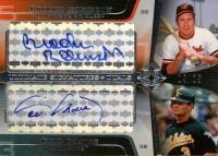 2005 Ultimate Collection Ultimate Signatures Dual #CR Brooks Robinson/Eric Chavez Baseball Card