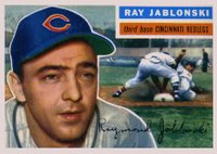 1956 Topps #86 Ray Jablonski White Back Baseball Card