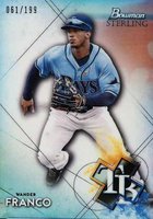 2021 Bowman Sterling #BSP27 Wander Franco Refractor Baseball Card