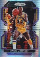 2021 Panini Prizm #248 Magic Johnson Hyper Prizm Basketball Card