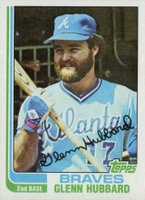 1982 Topps #482 Glenn Hubbard Baseball Card