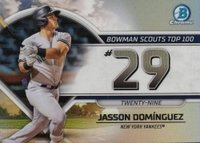 2023 Bowman Scouts' Top 100 #BTP29 Jasson Dominguez Baseball Card