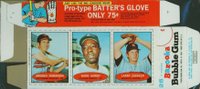 1971 Bazooka No Number # Brooks Robinson/Hank Aaron/Larry Dierker Complete Box Unnumbered Baseball Card