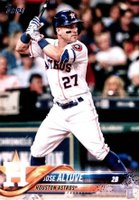 2018 Topps #400 Jose Altuve Batting Baseball Card
