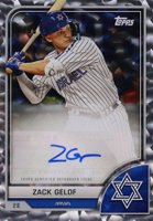 2023 Topps World Baseball Classic Autograph Variations #AVZG Zack Gelof Cracked Ice Foil Baseball Card
