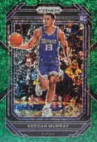 2022 Panini Prizm #245 Keegan Murray Green Sparkle Basketball Card