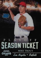 2011 Playoff Contenders #17 Mike Trout Playoff Ticket Baseball Card