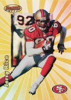1998 Bowman's Best #20 Jerry Rice Refractor Football Card