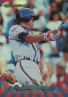 1998 Donruss Collection #PC21 Chipper Jones Donruss-Prized Collection Baseball Card