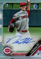 2019 Bowman Draft Chrome Draft Picks Autograph #CDANL Nick Lodolo Refractor Baseball Card