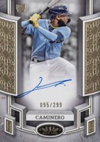 2024 Topps Tier One Break Out Autographs #BOAJC Junior Caminero Baseball Card