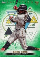 2022 Topps Inception #56 Oneil Cruz Green Baseball Card