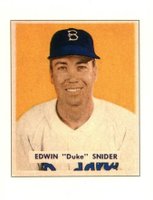 1989 Bowman Inserts # Duke Snider 1949 Reprint-Tiffany Baseball Card