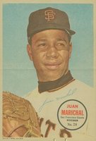 1967 Topps Pin-Ups #28 Juan Marichal Baseball Card
