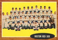 1962 Topps #334 Boston Red Sox Team Baseball Card