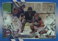 2021 Topps Chrome Ben Baller #170 Alex Kirilloff Blue Refractor Baseball Card