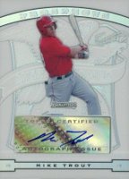 2009 Bowman Sterling Prospects #BSPMT Mike Trout Autograph-Refractor Baseball Card
