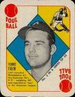 1951 Topps Red Backs #3 Ferris Fain Baseball Card