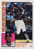 2019 Topps Update 1984 Topps Baseball #84-8 Fernando Tatis Jr. Baseball Card