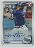 2020 Bowman Paper Prospect Autographs #PAWF Wander Franco Baseball Card
